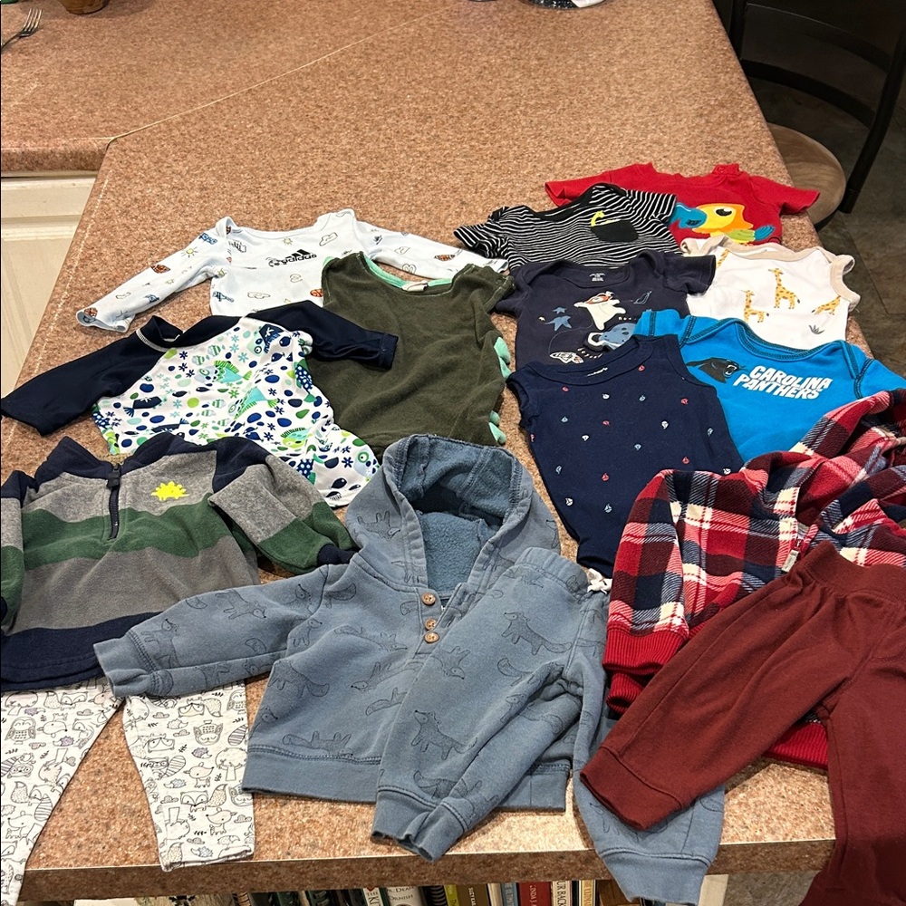 16pc 6-9 month baby boy clothing bundle